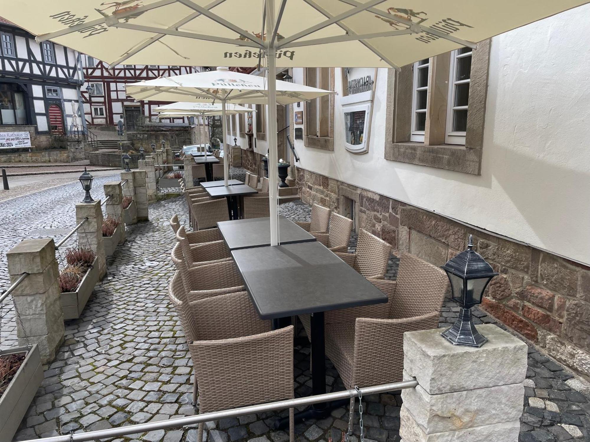 Altes Rathaus Hotel-Restaurant-Café Wolfhagen Extérieur photo